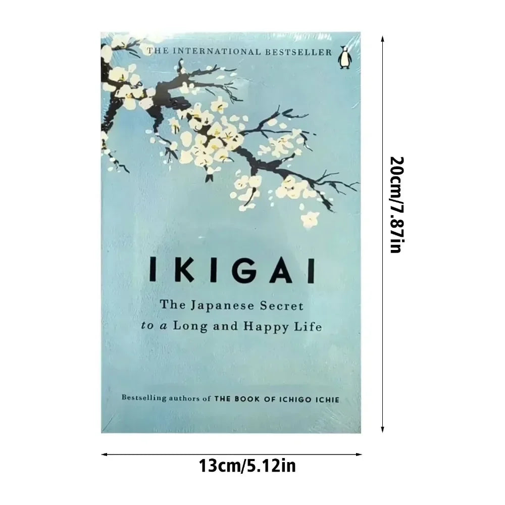Ikigai The Japanese Secret Philosophy for A Happy Healthy By Hector Garcia Book Rebuilding Happiness + A Book about Hope Fiction