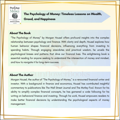 【Ready Stock】The Psychology of Money: Timeless lessons on wealth, greed, and happiness by Morgan Housel