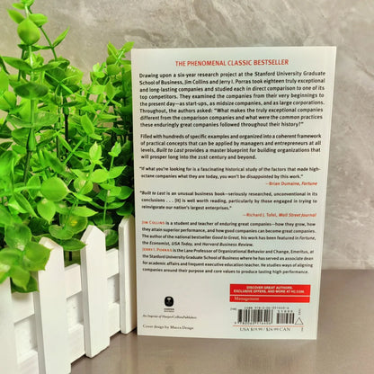 Built to Last By Jim Collins Successful Habits of Visionary Companies Paperback Book in English Libros